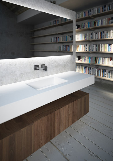 Iceberg cabinet 1 drawer 2 racks washbasin | Waschtische | Idi Studio