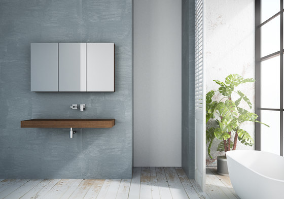 Solid single wooden basin | Wash basins | Idi Studio