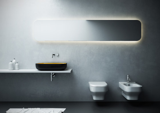 Metamorfosi - Rectangular countertop washbasin | Wash basins | Olympia Ceramica