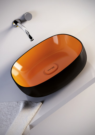 Metamorfosi - Rectangular countertop washbasin | Lavabos | Olympia Ceramica