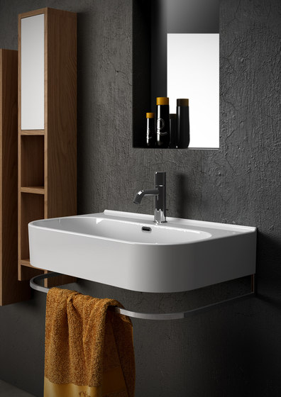 Synthesis - Washbasin wall hung /over counter | Waschtische | Olympia Ceramica