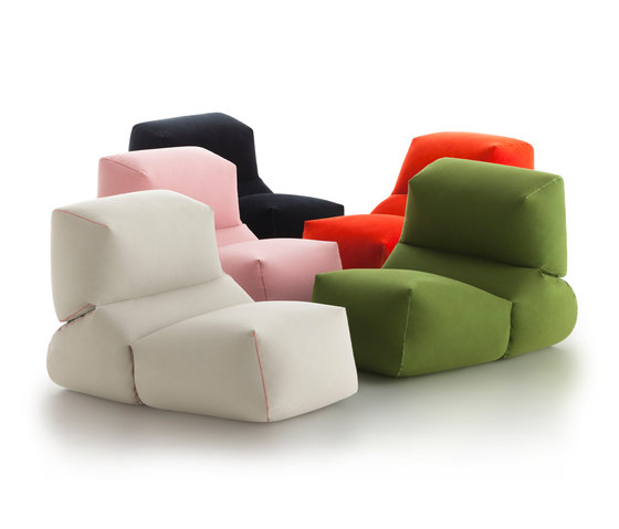 Grapy Soft Seat Pink cotton 4 | Poltrone | GAN