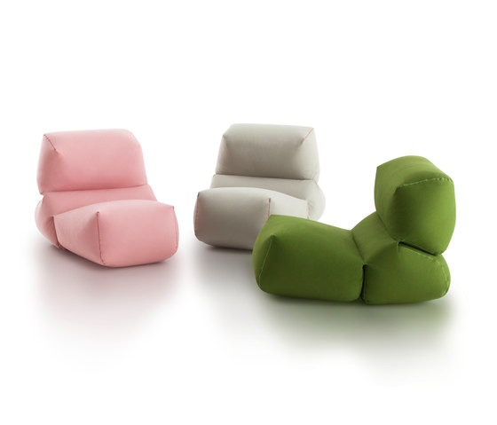 Grapy Soft Seat Green cotton 5 | Poltrone | GAN