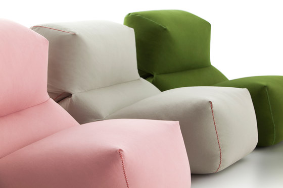 Grapy Soft Seat Green cotton 5 | Poltrone | GAN