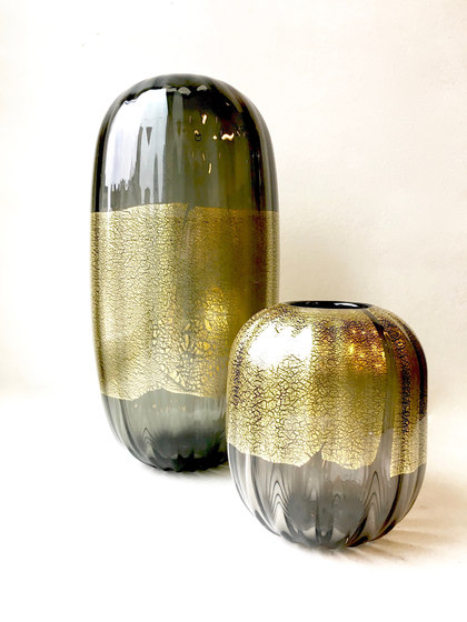Lanterna Large Gold | Vases | Cartwright New York