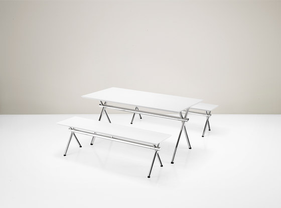 X-Table and Bench | Sistemas de mesas sillas | Piiroinen