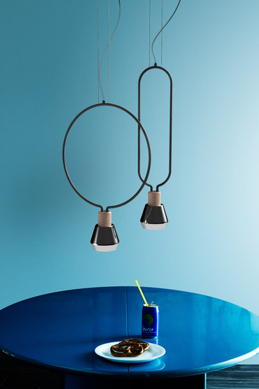 Agata - Ellipse Turquoise | Lámparas de suspensión | Incipit Lab srl