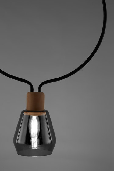Agata - Circle Black | Lámparas de suspensión | Incipit Lab srl