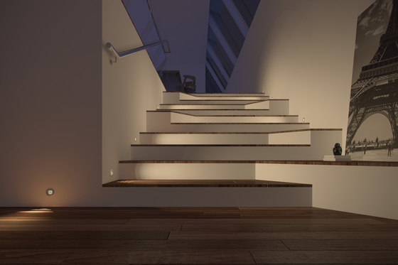 L02 | white | Recessed wall lights | MP Lighting