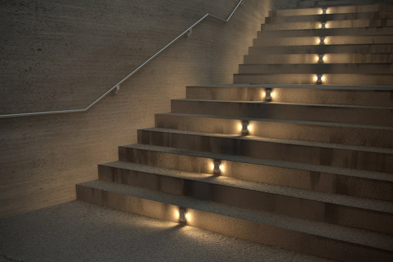 L09 double | bronze anodized | Recessed wall lights | MP Lighting