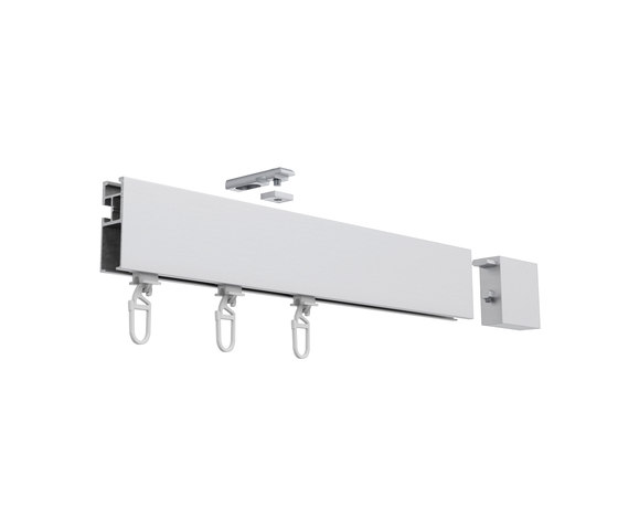Tecdor rectangular rails 40x15 mm | Fina | Systèmes de fixations murales | Büsche