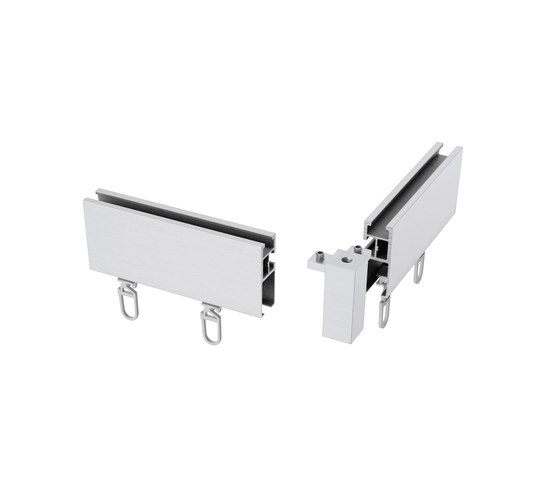 Tecdor rectangular rails 40x15 mm | Fina | Sistemi parete | Büsche