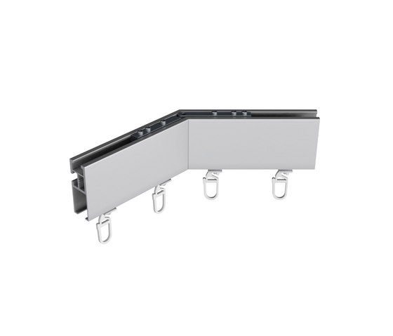 Tecdor rectangular rails 40x15 mm | Fina | Herrajes de pared | Büsche