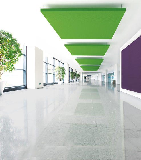 Ideafabric | Ecotex | Acoustic ceiling systems | IDEATEC