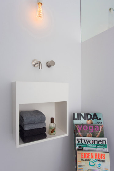 Built-in recessed wall mixer with 20 cm spout | Rubinetteria lavabi | COCOON