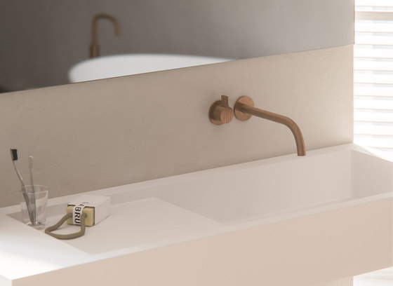 PB SET01 | Wall mounted basin mixer with spout | Rubinetteria lavabi | COCOON