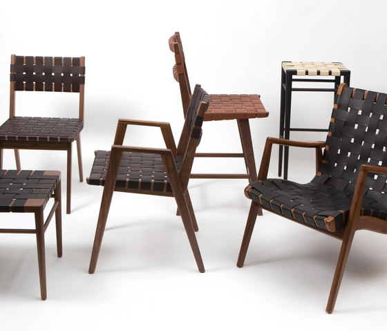 Woven Leather Armchair | Poltrone | Smilow Design