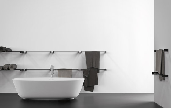 Quadra | Shower Shelf 7 | Soap holders / dishes | Frost