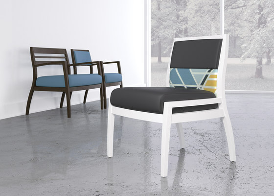 Acquaint Half Upholstered Back | Chairs | Kimball International