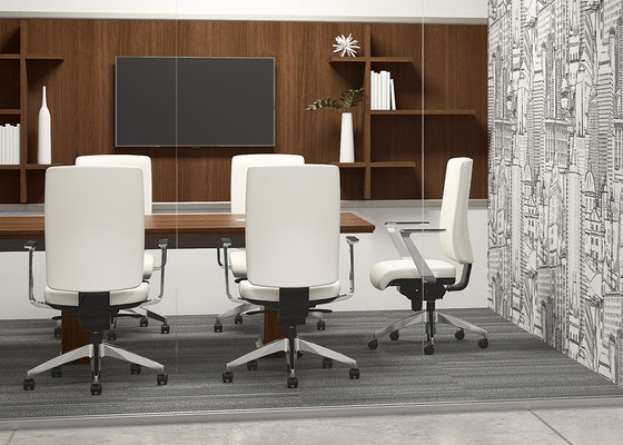 Lavoro Guest Chair with Upholstered Back & Seat | Chairs | Kimball International