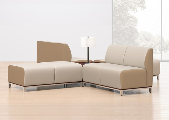 Swift Two Seat Lounge Armless | Sofas | Kimball International