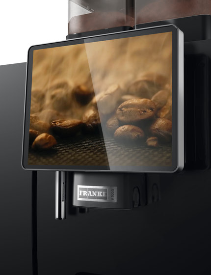 A1000 coffee machine with milk frother, gloss white | Máquinas de café | Franke Kaffeemaschinen AG