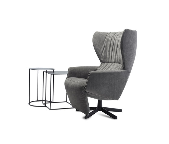 Rapsody lounge Armchair with footstool | Poltrone | Jori