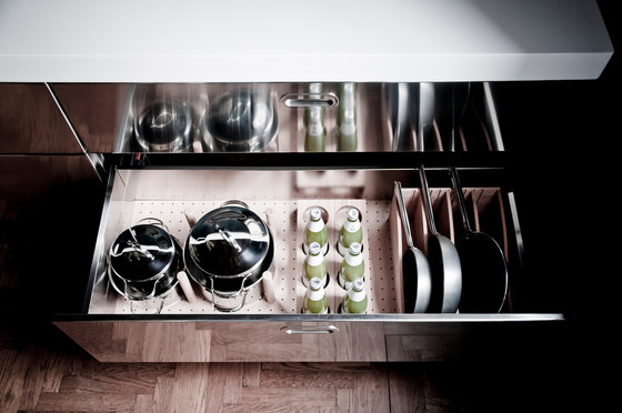Washing and cooking elements I-LC250-C90+L60+F90/1 | Compact kitchens | ALPES-INOX