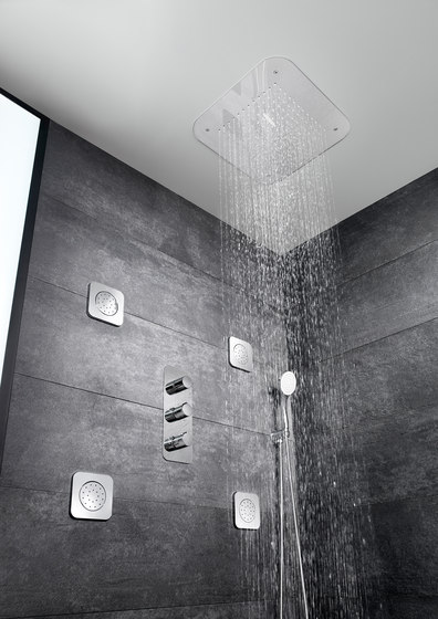Puzzle | Shower head | Shower controls | Roca