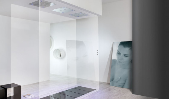 Wellness Tunnel shower jets with colour therapy | Shower controls | Aquademy
