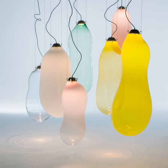 The Big Bubble glass lamp coloured Medium | Suspensions | Tuttobene