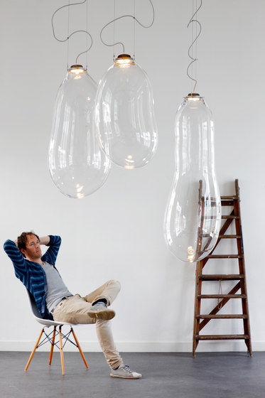 The Big Bubble glass lamp coloured Small | Suspended lights | Tuttobene