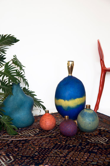 Sculpt vase series orange | Vases | Tuttobene