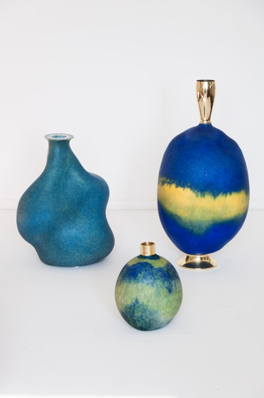 Sculpt vase series green | Vases | Tuttobene