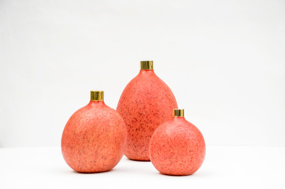 Sculpt vase series orange | Vases | Tuttobene