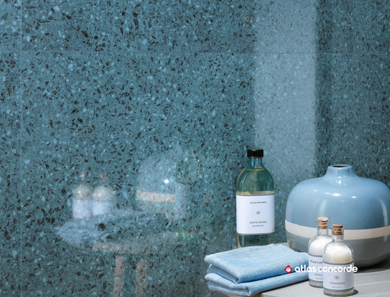 Marvel Gems terrazzo white wall | Panneaux céramique | Atlas Concorde