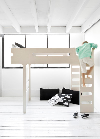 F bunk bed - whitewash | Camas de niños / Literas | RAFA kids
