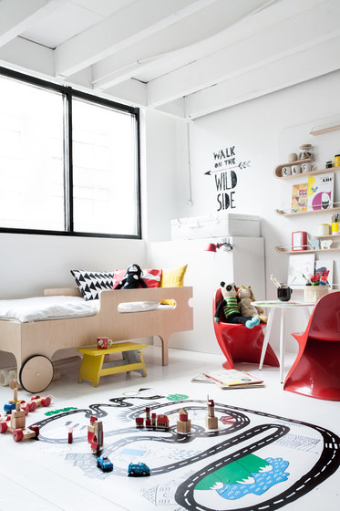 R toddler bed - whitewash | Kids beds | RAFA kids