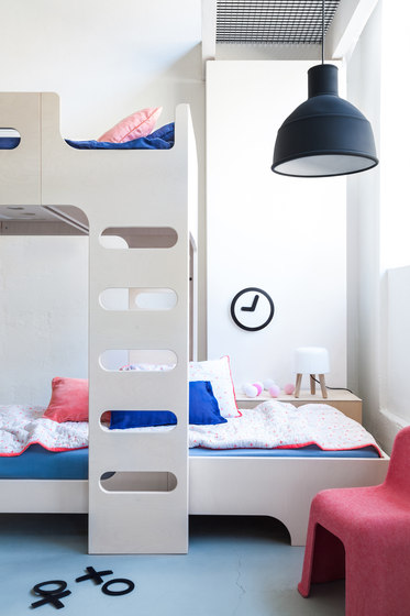 F&A bed - set for 2 kids - dark chocolate | Lits enfant | RAFA kids