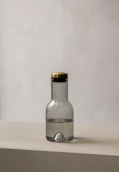 Bottle Carafe | 1 L w. Brass Lid | Decanters / Carafes | Audo Copenhagen