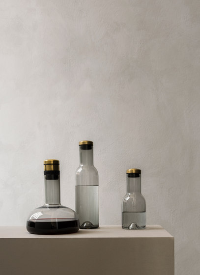 Bottle Carafe | 1,4 L w. Brass Lid | Garrafas | Audo Copenhagen