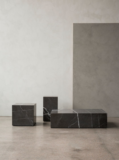 Plinth Low | White Marble | Mesas de centro | Audo Copenhagen