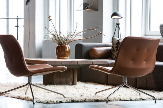 Primum Lounge Chair chrome base | Fauteuils | Bent Hansen