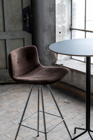 Primum Bar Stool High chrome base | Bar stools | Bent Hansen