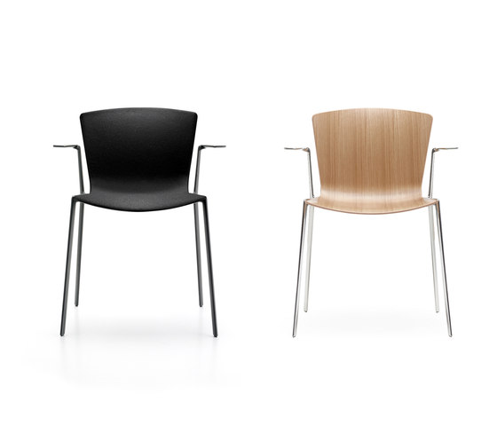 Slam Side Chair Wood Leg Base | Stühle | Leland International