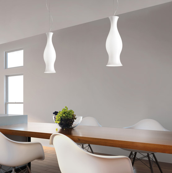 Spring S | Glossy White | Suspended lights | LEUCOS USA