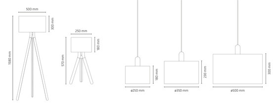 Paso Wood 35 P1 pendant light in oak and black fabric | Suspensions | Darø