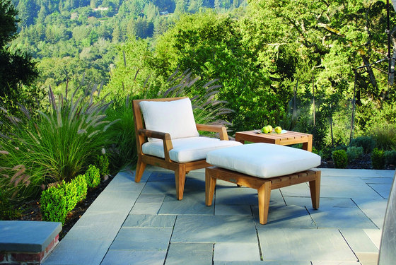 Mendocino Deep Seating Lounge Chair + Ottoman | Armchairs | Kingsley Bate