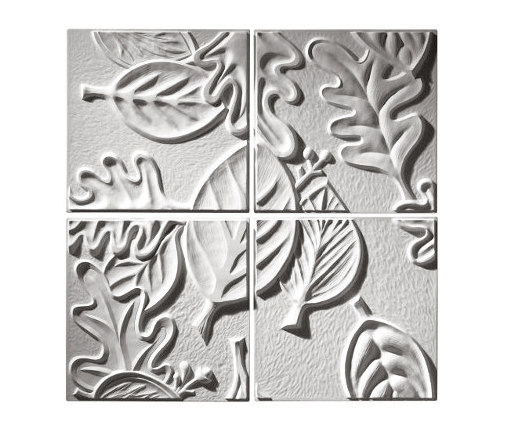 Retro Leaf Panel D Ceiling Tile | Mineral composite panels | Above View Inc