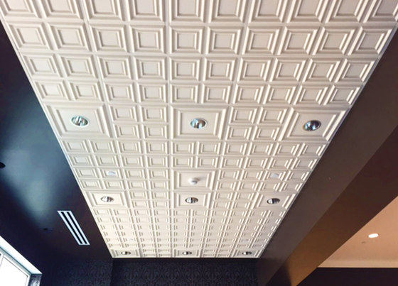 Traditional 1/4 Panel Ceiling Tile | Panneaux matières minérales | Above View Inc